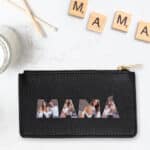 Miniatura de Cartera Mamá con Fotos en Letras personalizada