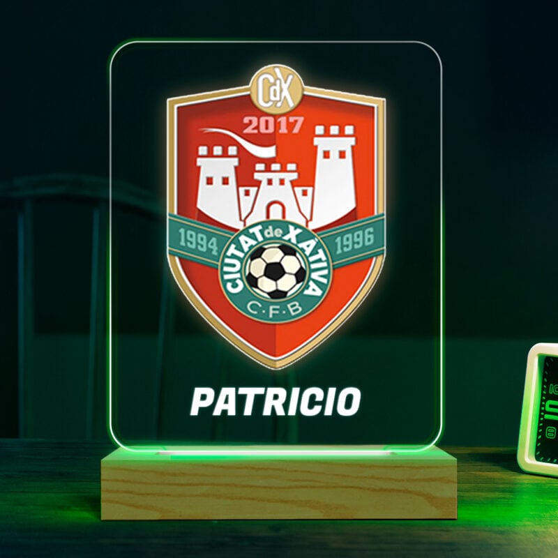 Lámpara con tu Escudo personalizada