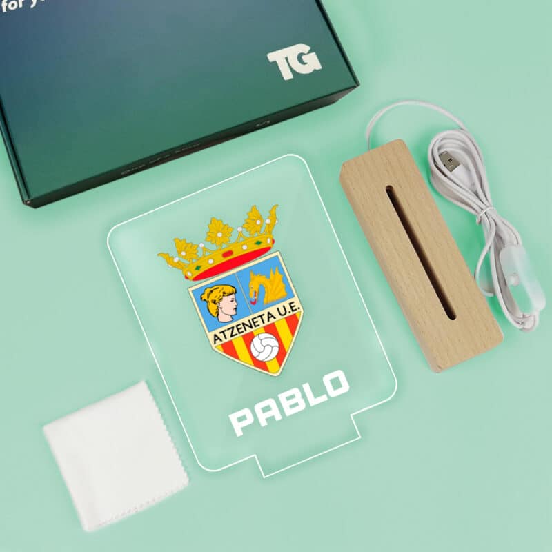 Lámpara con tu Escudo personalizada