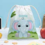 Miniatura de Bolsita para Merienda Infantil Animales Selva personalizada