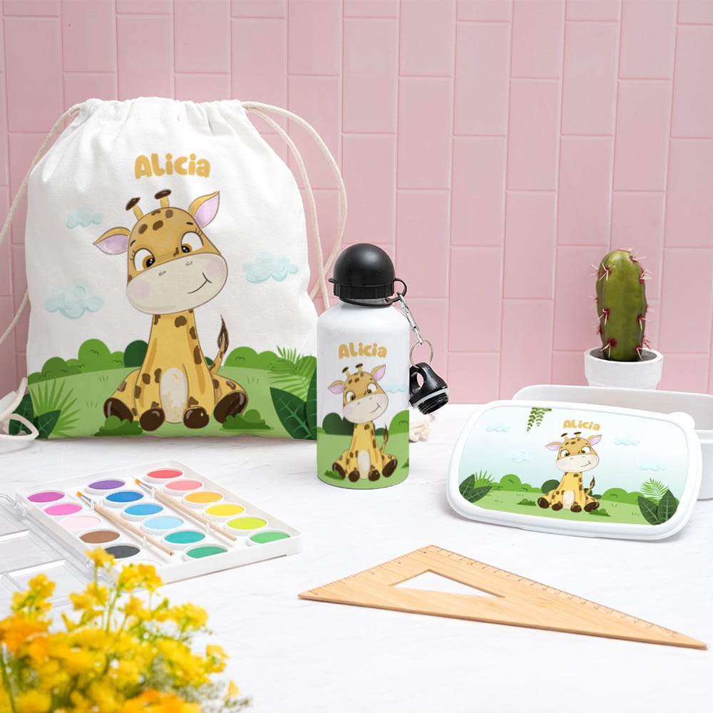 Botella Infantil Animales Selva personalizada