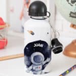 Miniatura de Botella Infantil Astronauta en el Espacio personalizada