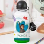 Miniatura de Botella Infantil Dinosaurios personalizada