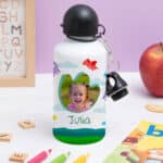 Miniatura de Botella Infantil Dinosaurios personalizada