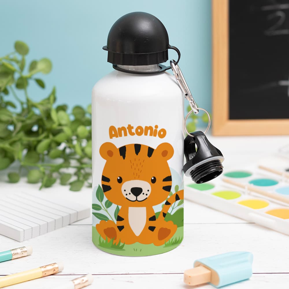 Botella Infantil Animales Selva personalizada