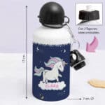 Miniatura de Botella Infantil Unicornios Coloridos personalizada