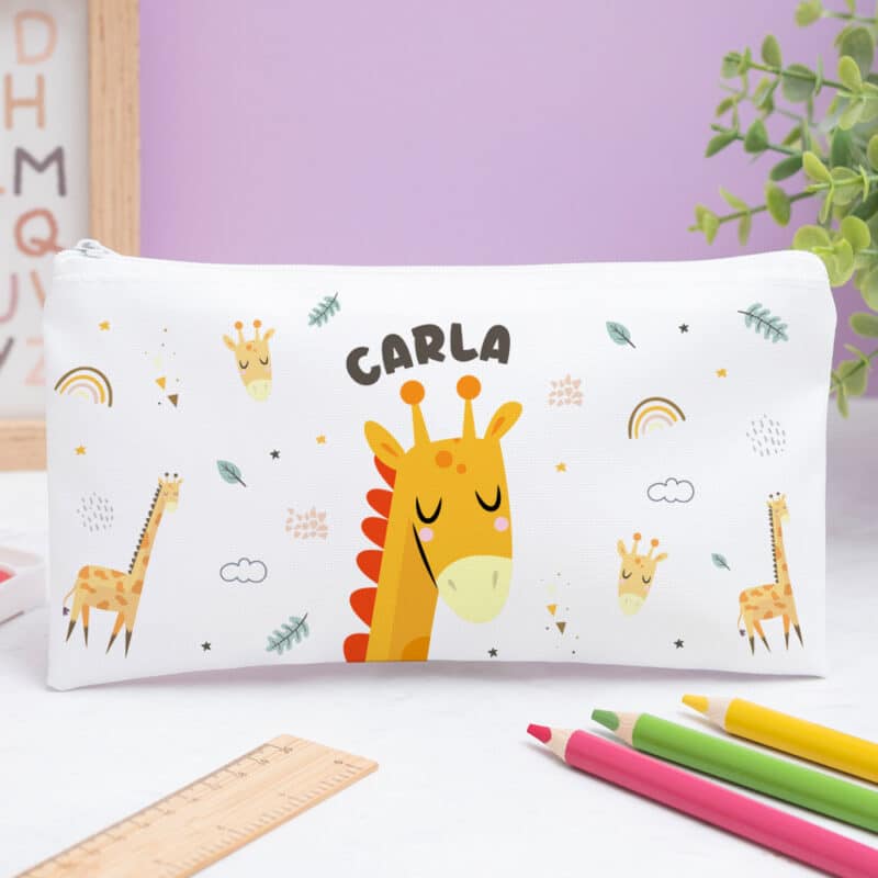 Estuche Infantil Animales de Colores personalizado