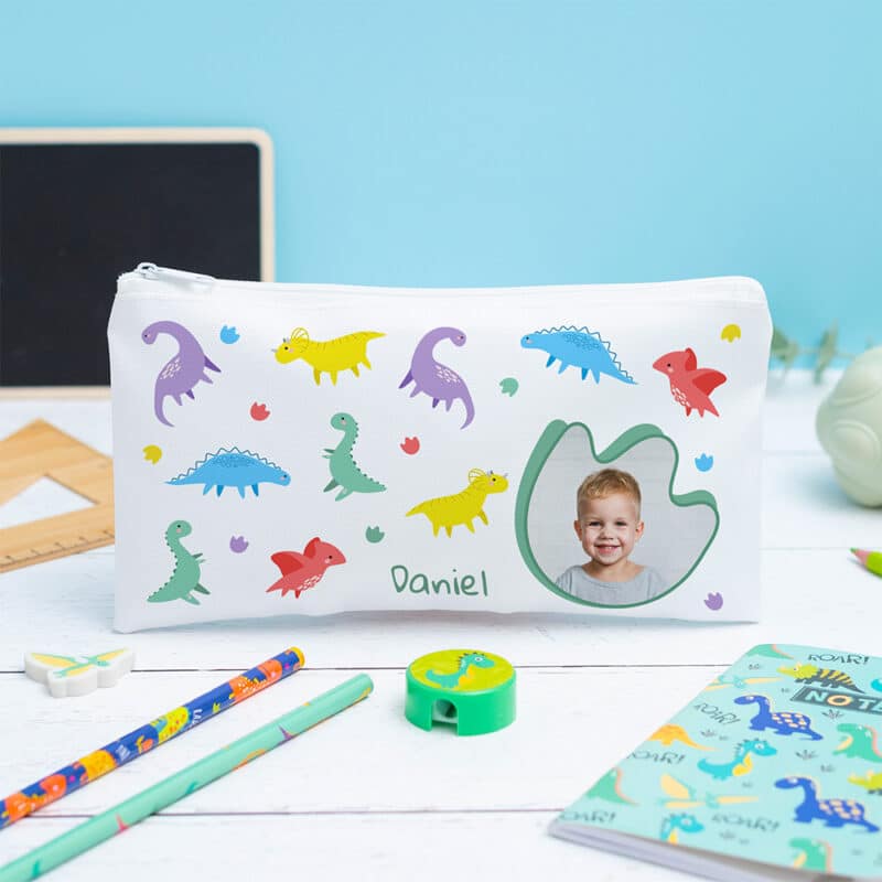 Estuche Infantil Dinosaurios personalizado