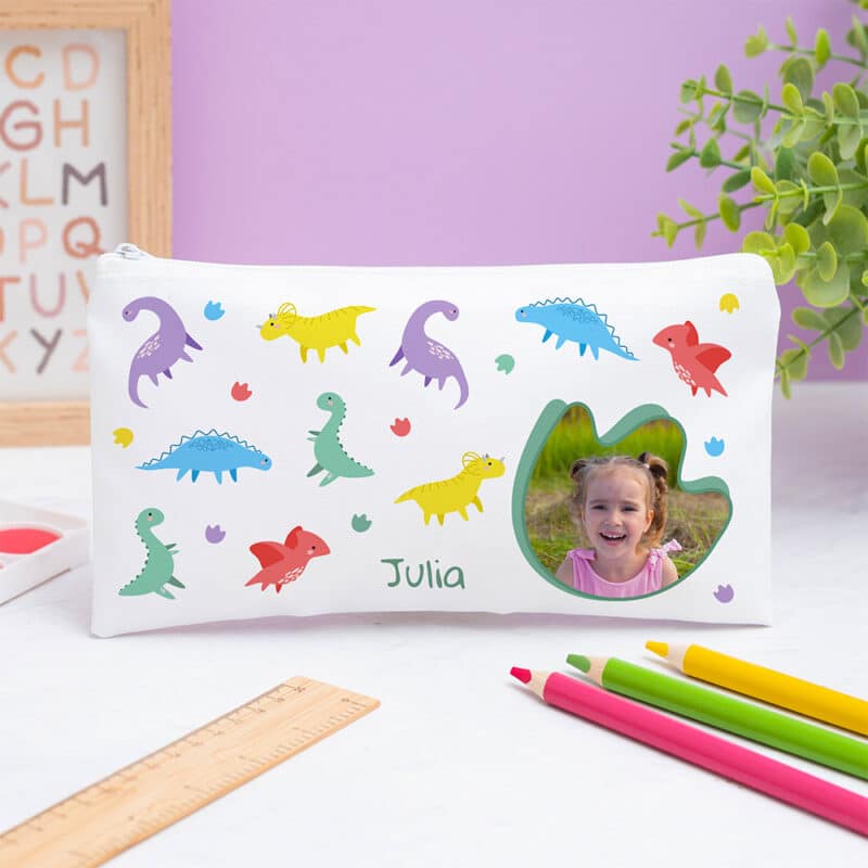 Estuche Infantil Dinosaurios personalizado