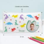 Miniatura de Estuche Infantil Dinosaurios personalizado