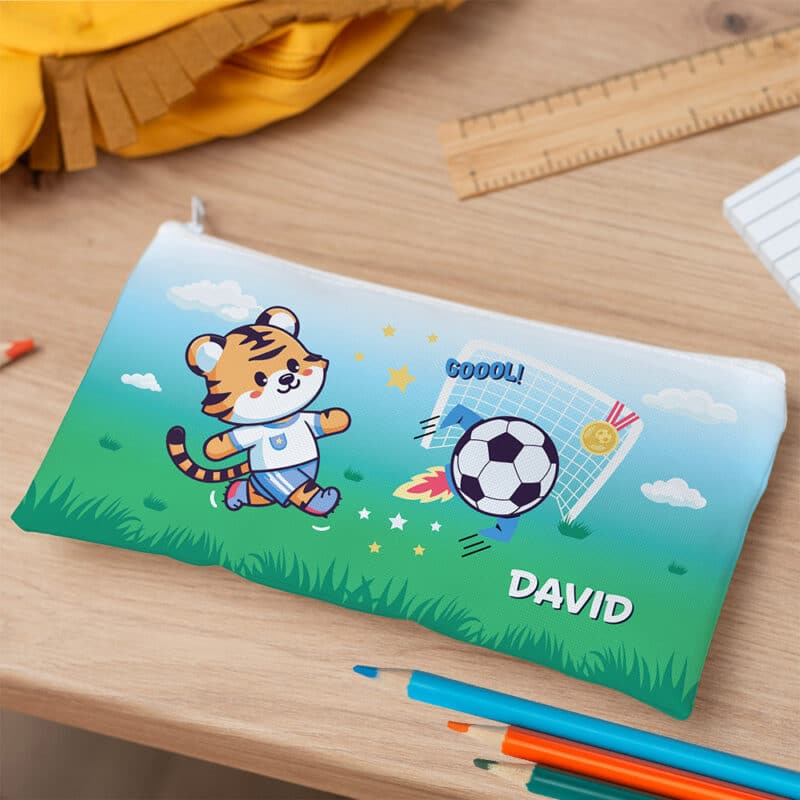 Estuche Infantil Fútbol personalizado