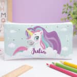 Miniatura de Estuche Infantil Unicornios Coloridos personalizado