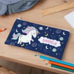 Miniatura de Estuche Infantil Unicornios Coloridos personalizado