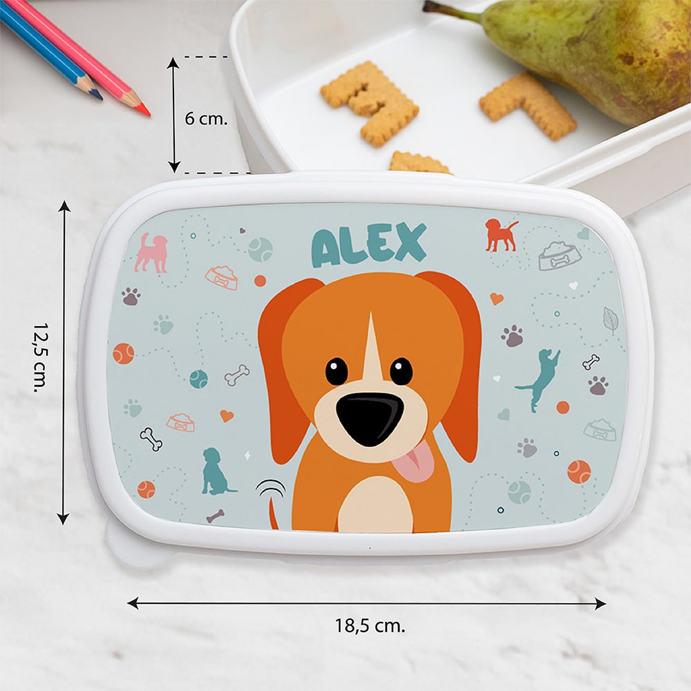 Fiambrera Infantil Animales de Colores personalizada