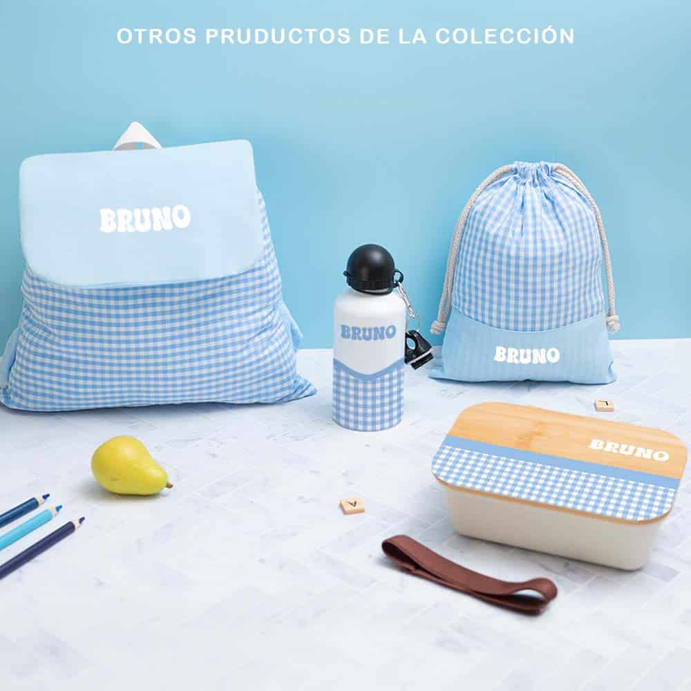 Fiambrera Infantil Cuadros personalizada