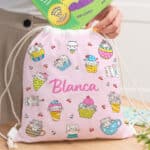 Miniatura de Mochila Saco Infantil Gatitos personalizada