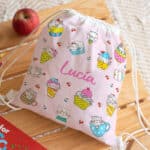 Miniatura de Mochila Saco Infantil Gatitos personalizada