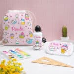 Miniatura de Mochila Saco Infantil Gatitos personalizada