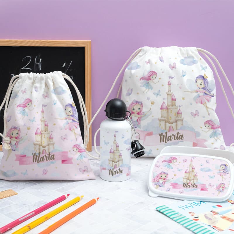 Mochila Saco Infantil Hadas personalizada