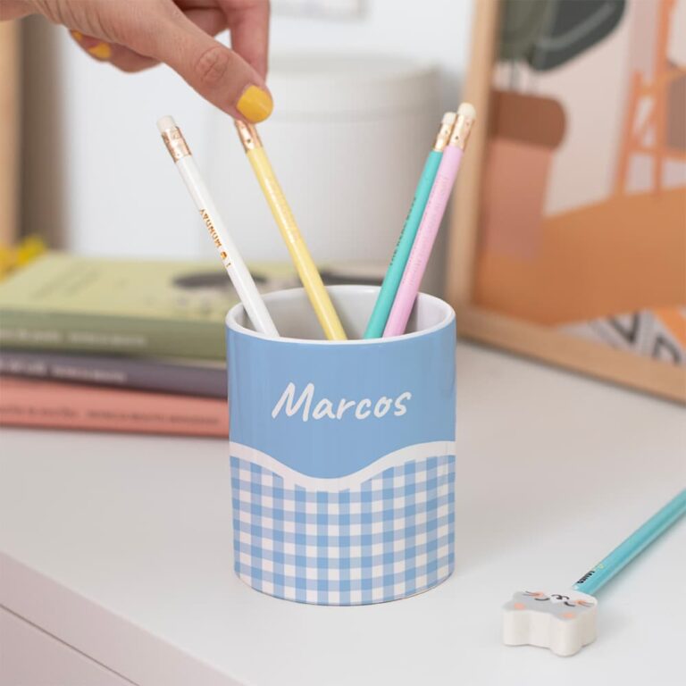 Lapicero Portalápices Organizador Escritorio Diseño 3d Mod C