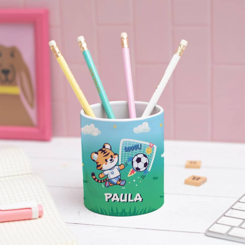 Portalápices Infantil Fútbol personalizado