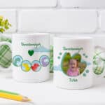 Miniatura de Taza Infantil Irrompible Dinosaurios con Nombre y Foto personalizada