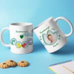 Miniatura de Taza Infantil Irrompible Dinosaurios con Nombre y Foto personalizada