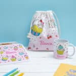 Miniatura de Taza Infantil Irrompible Gatitos con Nombre personalizada