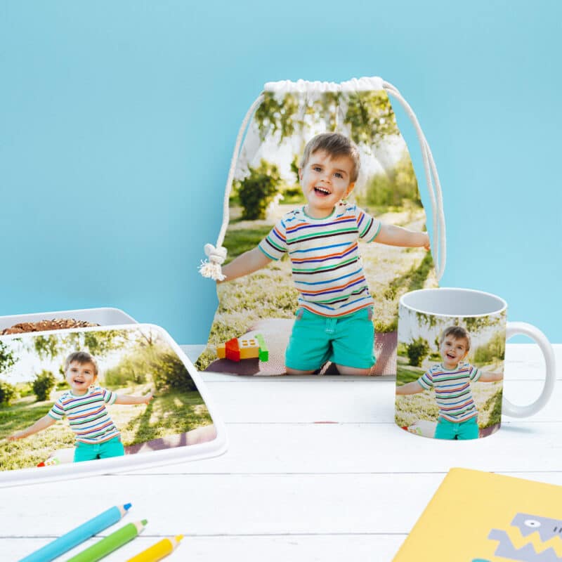 Bolsita para Merienda Infantil con Foto personalizada