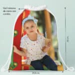 Miniatura de Mochila Saco Infantil con Foto personalizada