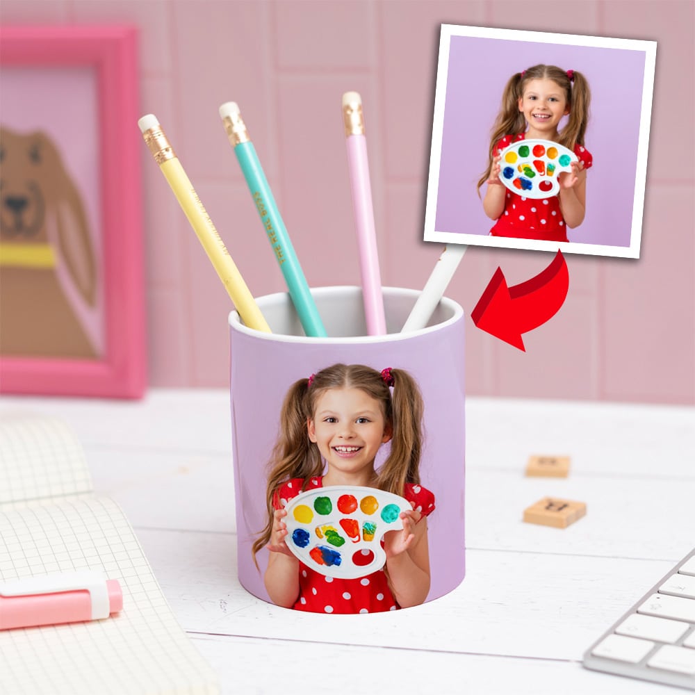 Portalápices Infantil con Foto personalizado