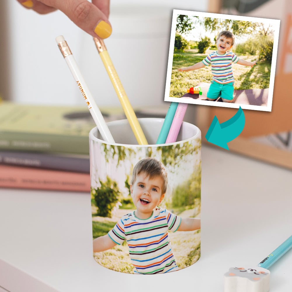 Portalápices Infantil con Foto personalizado