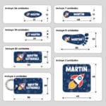 Miniatura de Pack de Etiquetas Adhesivas Infantiles para Objetos con Nombre personalizadas