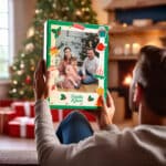 Miniatura de Calendario de Adviento Iconos Navideños con Foto y Texto personalizado