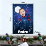 Miniatura de Calendario de Adviento Infantil Superhéroes con Foto y Nombre personalizado