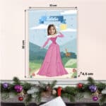 Miniatura de Calendario de Adviento Infantil Princesas con Foto y Nombre personalizado