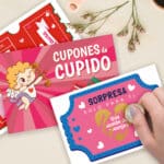 Miniatura de Tarjetas Rasca Cupones de Cupido con Foto y Textos personalizadas