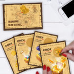 Miniatura de Tarjetas Rasca Tesoro con Textos personalizadas