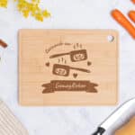 Miniatura de Tabla de Cortar Cocinando con Nombre personalizada