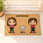 Miniatura de Felpudo Funkos con Nombres y Texto personalizado