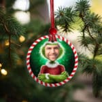 Miniatura de Pack de Adornos para Árbol de Navidad El Grinch con Foto personalizados