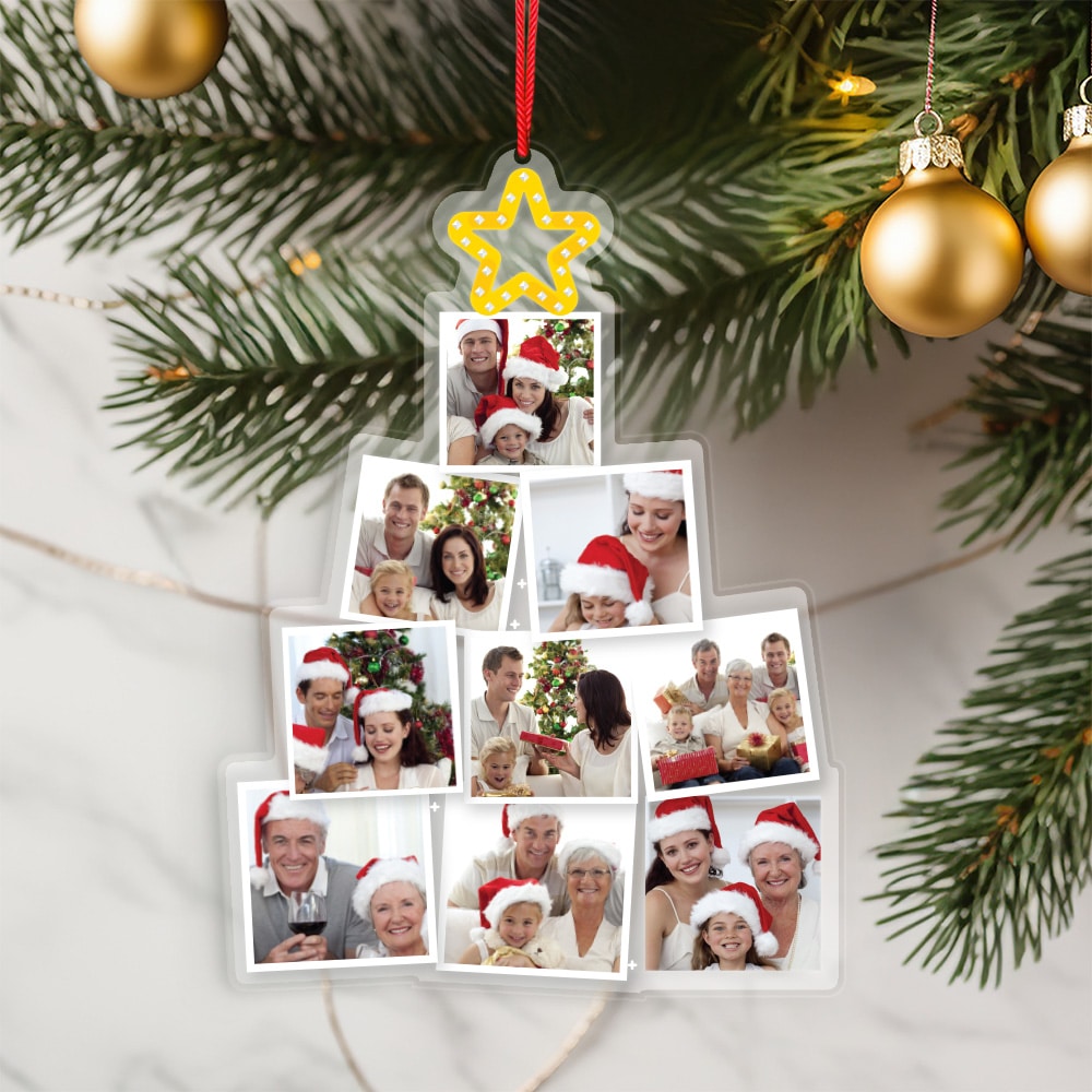 Pack de Adornos para Árbol de Navidad con Fotos personalizados