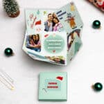 Miniatura de Caja Sorpresa Navidad Verde con Fotos y Textos personalizada