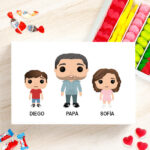 Miniatura de Caja de Dulces Funkos con Nombres personalizada
