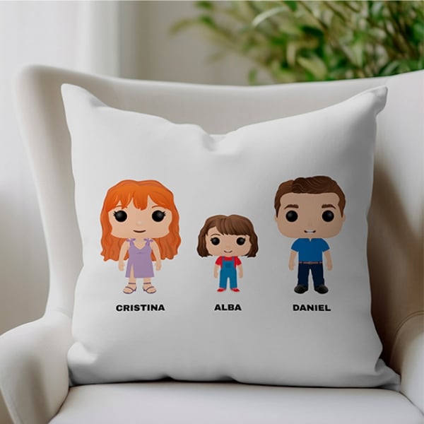 Cojín Funkos con Nombres personalizado