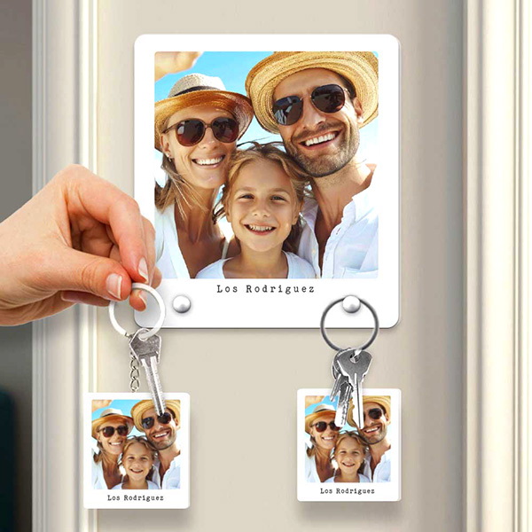 Colgador de Llaves con Foto y Texto personalizado