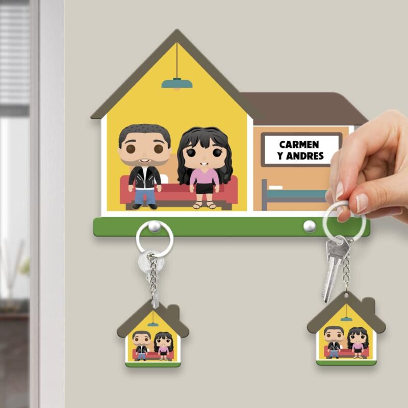 Colgador de Llaves Funkos con Texto personalizado