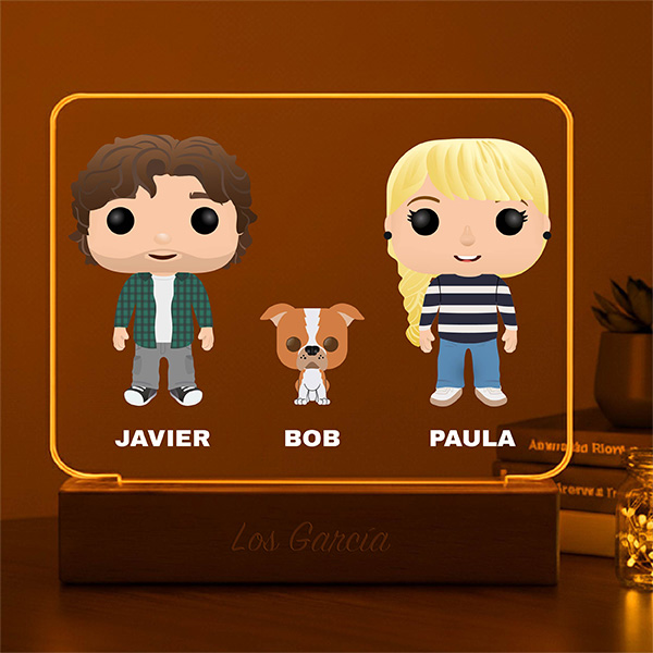 Lámpara Funkos con Nombres personalizada