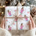 Miniatura de Papel de Regalo Infantil Princesas con Foto y Nombre personalizado