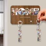 Miniatura de Colgador de Llaves HOME con Fotos y Texto personalizado